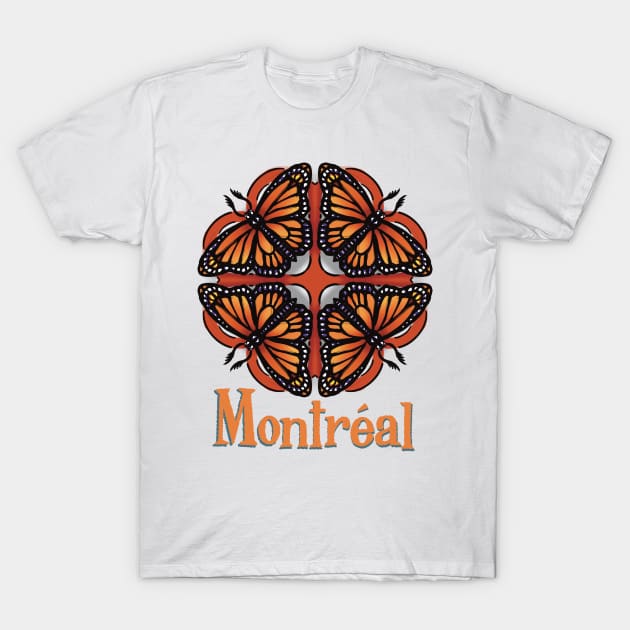 montreal papillon T-Shirt by Paskalamak